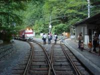 終点井川駅